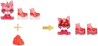 RAINBOW HIGH Modelling Doll with Slime and Pet - Ruby (Red) - 28cm Glitter Doll with Sparkling Slime Kit, Magic Pet and Accessories, 4-12 Years