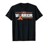 I Am A Warrior Leukemia Awareness Happy Ribbon Graphic T-Shirt