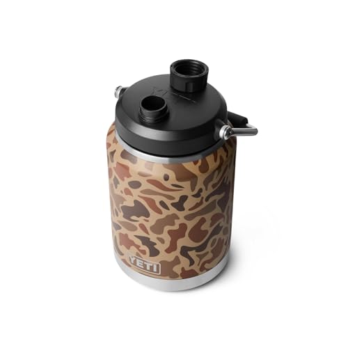 Image of YETI Rambler Half Gallon Jug 2.0, Vacuum Insulated, Leakproof, Stainless Steel with MagCap, Wetlands Camo