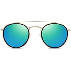 Gold/Bluish Green Mirrored