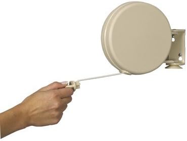 Household Essentials 6.5 L White Plastic Retractable Clothesline