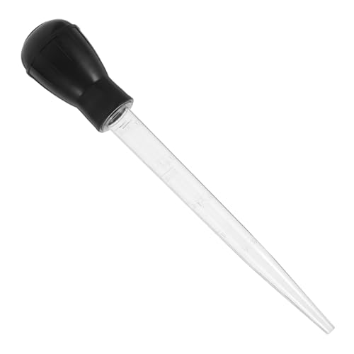 Cabilock Engrasador para Barbacoa Tanques Dispensador De Aceite De Oliva Verter Frasco Bomba Baster para Cocinar Limpiadora De Peceras Pavo Herramientas Recargable Neto Black