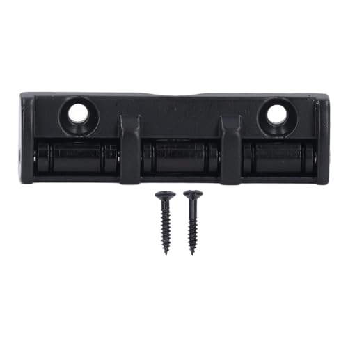 Electric Guitar Roller Nut Metal Roller Guide Nut for All 6 String Electric Guitars (Black)