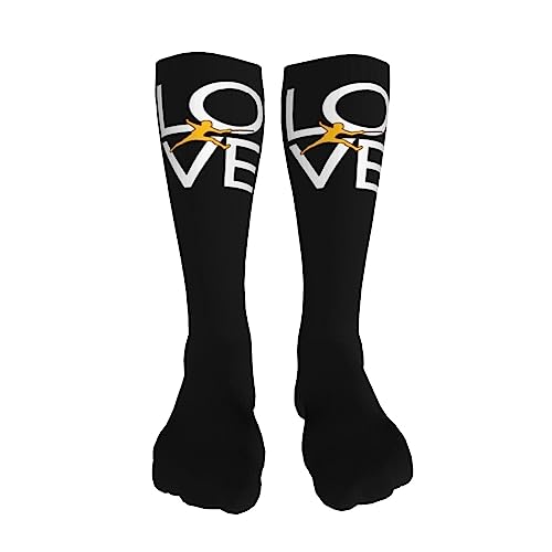Fencing Knee High Socks For Women Long Tube Socks Athletic Compression Socks Unisex High Socks Girls3