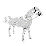 Doté d'une forme de cheval unique qui ajoute non seulement un point focal artistique, mais augmente également la surface pour une aération optimale, améliorant la saveur et la saveur des vins et spiritueux, cette carafe en verre robuste comprend un joint sécurisé pour préserver la fraîcheur plus longtemps