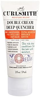 CURLSMITH Double Cream Deep Quencher - Deep Conditioning Mask for Curls, Hydrating and Detangling, For All Curl Types, Vegan & Cruelty Free