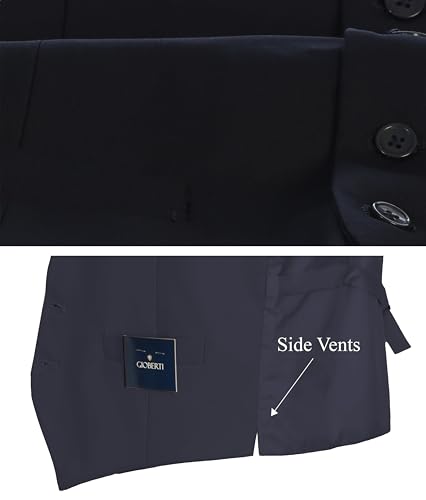 image for Gioberti Men's Formal Suit Vest Fit for Business or Casual Dress, Navy