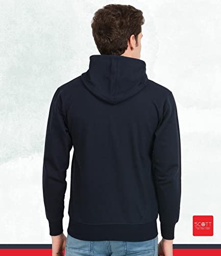 Image of Scott International Men's Cotton Hooded Neck Hoodie