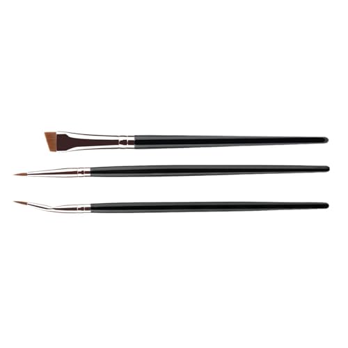 Fine Tip Angled Eyeliners Brushes With Wood Handle Makeup Brush For Detailed Looks Suitable For Various Occasion