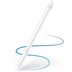 Metapen A11 Lápiz para iPad 2018-2024, Chip Pro Carga Rápida, Atajos Bluetooth Personalizados, Rechazo de Palma, Encuentra Pencil para iPad 6/7/8/9/10, iPad Pro 11″/12.9″/M4, Air 3/4/5/M2, Mini 5/6