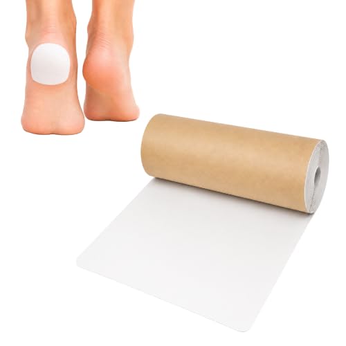Image of Rolyan Latex-Free Moleskin, 9 inch x 4 Yards, White, Adhesive Backing Moleskin Padding for Use with Splints, Braces, and Casts, Non-Latex Roll of Prewrap, Undercast Wrap for Skin Protection and Support
