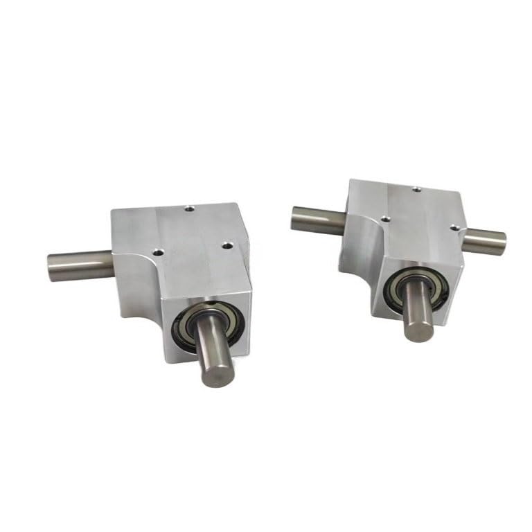 Angle Steering 1pcs 90 Degree Steering Gearbox 1:1 Ratio Reduction Corner Device 15mm Single Output Shaft Spiral Bevel Gear Commutator Driving Change