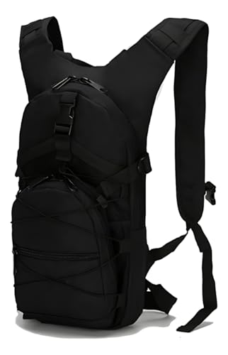 Mochila De Hidratação Bolsa De Agua 3 Litros Com Refil Incluso Bike Ciclismo Acampamento Corrida Trilha Caminhada Cor Preto