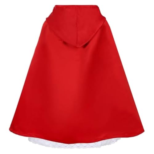 Robe Petit Chaperon Rouge de qualité : déguisement médiéval de princesse