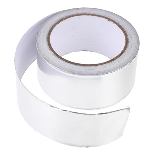 Veemoon 1 Rollo De Cinta De Aluminio Cinta Aislante Cinta Adhesiva Reforzada Cinta De Aluminio Cinta De Sellado Para Tuberías Accesorio De Bricolaje Cinta De Sellado Para Tuberías