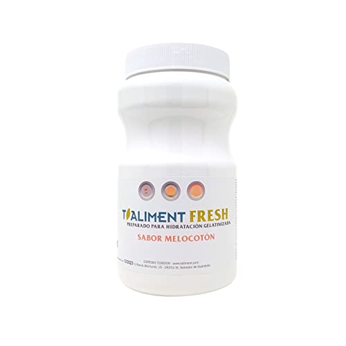 Espesante para Líquidos | Gel Espesante Bote 800 gr | Espesante para Líquidos Tipo Gelatinas Gelatina Sabor Melocotón | Gelificante Instantáneo | T.Aliment