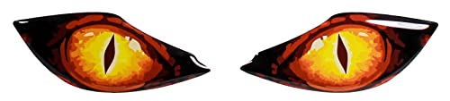 BIKE-label Autocollant 3D en forme d'yeux de dragon pour moto, casque de voiture X910004VA Cover