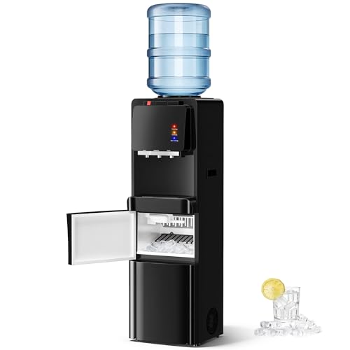 Tehanld Water Dispenser with Ice Maker, 4-in-1 Top...