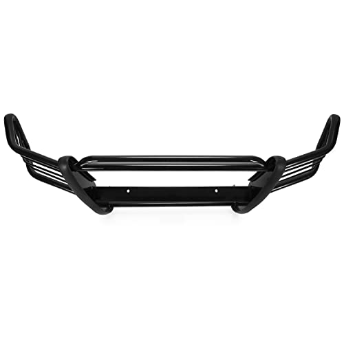 Hecasa Brush Grille Guard Compatible With 1998-2004 Toyota Tacoma Grill Guard Light Protector Black Powder Coated #TOP6