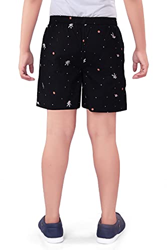 Image of UNOseven Boys Printed Regular Shorts - Side Pockets - Pure Cotton - Available in L & XL