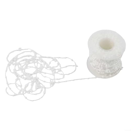 Besttoolifes 100 mm 117 mm 20 m verticale fondo stecca collegamento a stecche in plastica bianca per persiane romane (127 mm)
