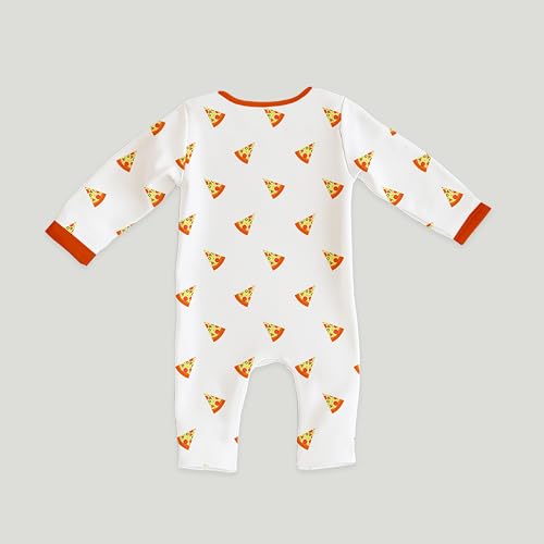Image of Kidbea Organic Cotton Full Sleeve Baby Rompers | Soft, Cute Printed Romper for Baby Boy & Baby Girl Playwear