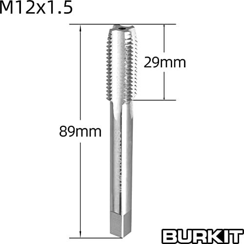 Image of Burkit M12 X 1.5 Tap and Die Set Right Hand