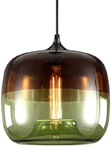 Abat-jour de lampe à suspension en verre soufflé et finitions Null B