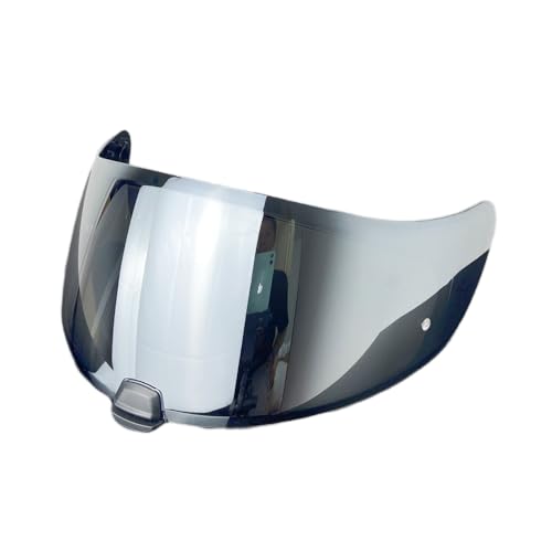 HJ20M Shield for HJC C70 FG-17 FG-ST IS-17 Motorbike Helmet Visor Windproof Faceshield Sunscreen Uv Cut Universal Size Viseira Capacete Parts (Silver-day use only)