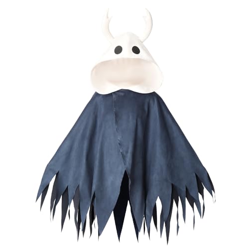 C-ZOFEK Adventure Game Hooded Cape Cloak Gothic Cosplay Costume (Navy Blue)