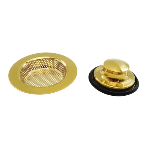 Colador y tapón para desagüe de acero inoxidable miniatura 5