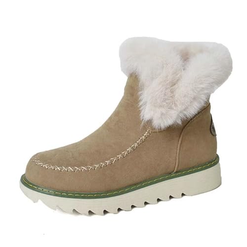 Bottines de neige femme chaudes JOEupin, après-ski imperméables et antidérapants