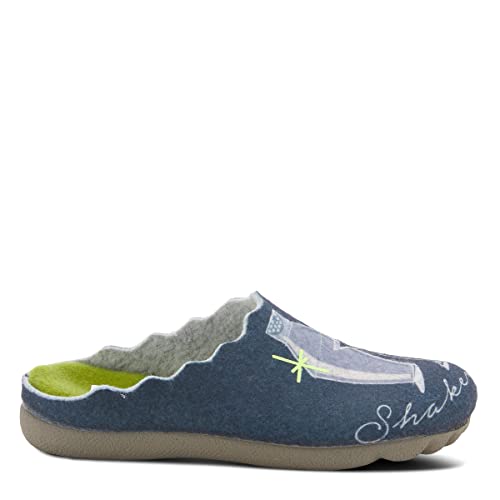 Flexus Spring Step Cocktail House Slippers for Women - Cozy Felt Round Toe Women's Clogs - Ladies Slippers for Indoor Use 5