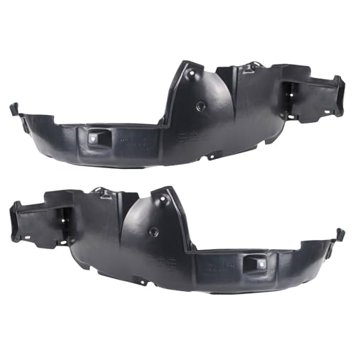 Image of TRQ Front Inner Fender Liner Set Compatible with 2004-2006 Hyundai Elantra HY1250108 HY1251108