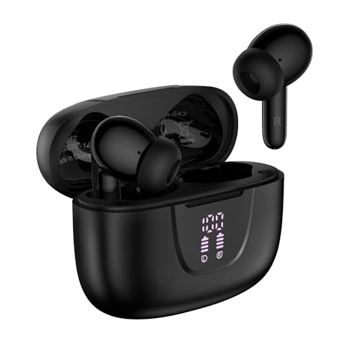 Samsung Earbuds Wireless Bluetooth Ear Buds for Galaxy A17 A16 5G Z Fold7 Z Flip7 FE A36 A56 A26 S25 Ultra, Waterproof Headphones in-Ear Earphones with Mic 48H Earpods with LED Display Charging Case