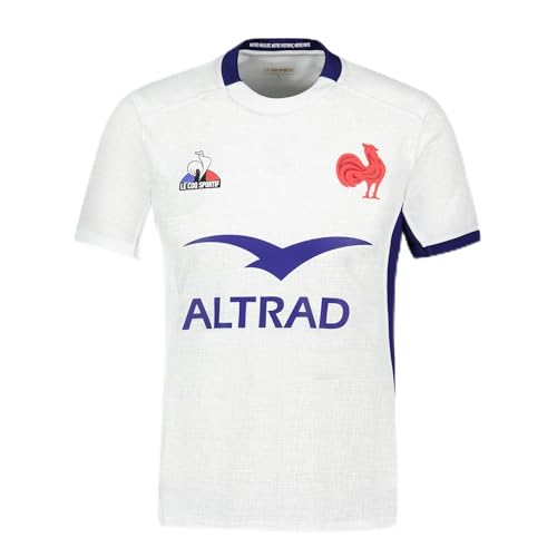 Image of Le Coq Sportif Mens France Away Shirt 2024 Six Nations White S