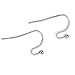 Kissitty 300-Piece Hypoallergenic Stainless Steel French Hook Ball Dot Ear Wires 22x12x2mm Dangle Earring Findings for DIY Jewelry Making