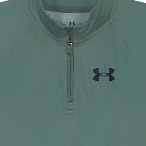 Image of Under Armour Boys' Quarter Zip Pullover Top and Pants Set, Lightweight & Relaxed Fit