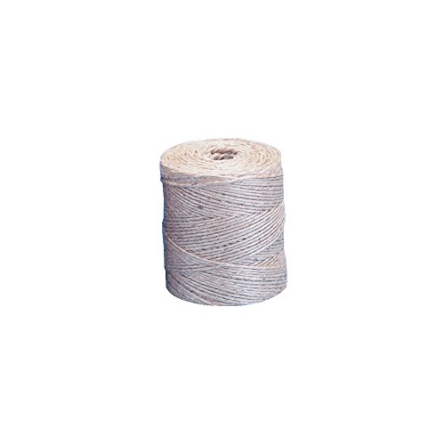 Rayher 4200431 Cordone juta, 6-x, 6mm ø, naturale, rocchetto 35m