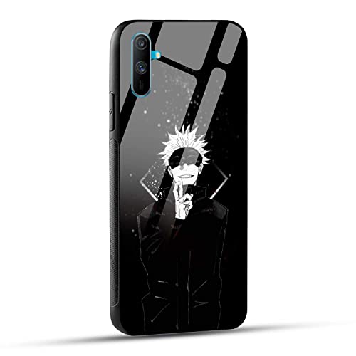 Image of NDCOM for Realme C3 Back Cover Anime Premium Printed Glass Case