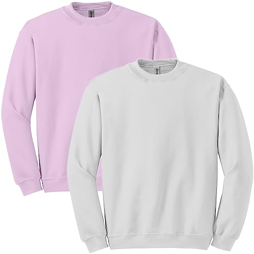 Image of Gildan Men's Cotton Spandex Polyester Blend Crew Neck Sweatshirt