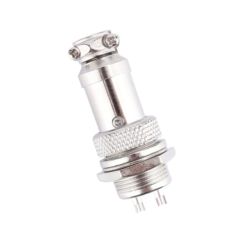 Conector de Aviación Aramox GX16 2 Pines Metal miniatura 2