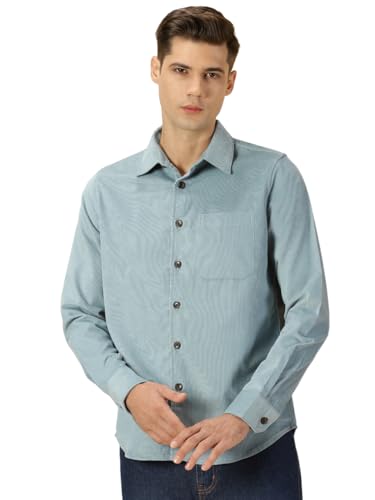 Image of Thomas Scott Men's Cotton Slim Fit Premium Corduroy Casual Shirt