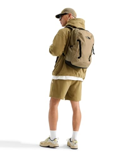 Image of The North Face Vault Everyday Laptop Backpack - Commuter Travel Bag, Water-Repellent Finish, Spacious Compartment, Khaki Stone /New Taupe Green /Bottle Green, One Size