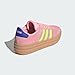 adidas Women's VL Court Bold Sneaker, Pink Spark/Lucid Lemon/Lucid Blue, 9