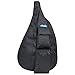 KAVU Rope Sling - Compact Lightweight Crossbody Bag - Jet Black