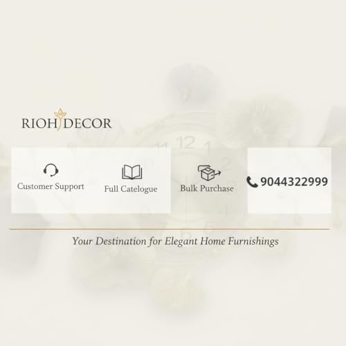 Image of Luxury Metal Wall Clock for Living Room | Designer Decorative Wall Clock with Silent Sweep Movement | Large Modern Wall Clock for Home Decor (kek-01)