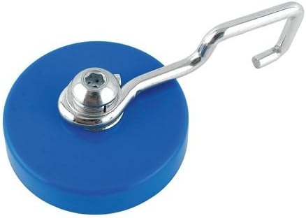 Reversible Hook, Mag, Blue, 2-1/4 Dia, 25 lb