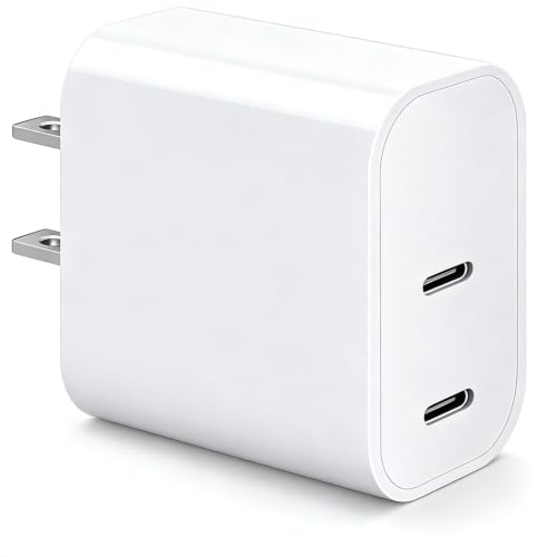Dual USB C Charger Block for Apple Watch Series 11 10 iWatch iPhone iPad AirPods Pro,Wireless...