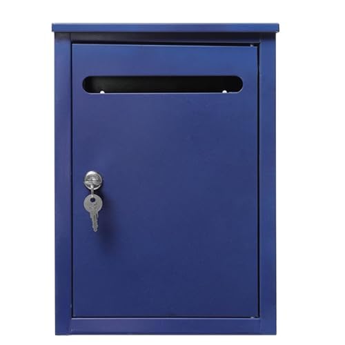 Boîte aux lettres murale sécurisée à clé pour courrier et colis extérieurs